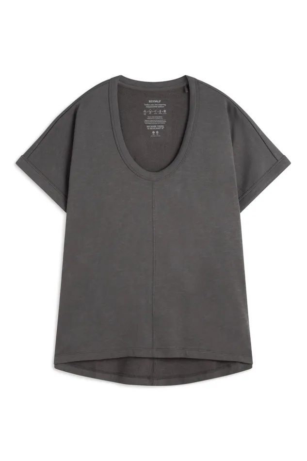 Women Dark Grey Graus TShirt Ecoalf TShirts
