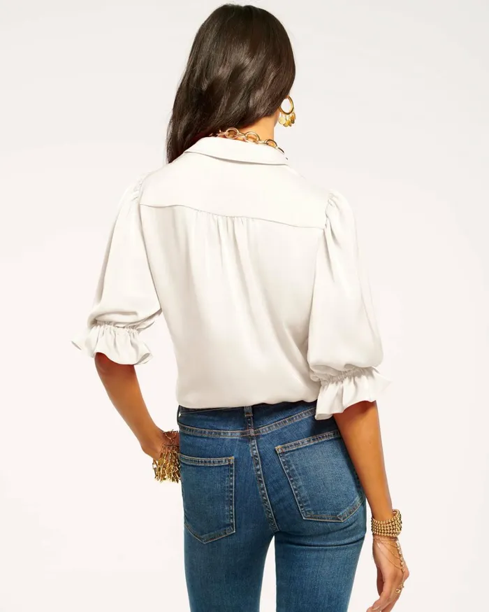 Women Dina Button Down Bodysuit Soiree Red Ramy Brook Tops Women Dina Button Down Bodysuit Soiree Red Ramy Brook Tops
