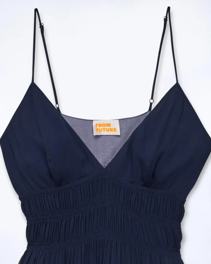 Women Dresses and Jumpsuits From Future Sofia Long Strap Dress Navy