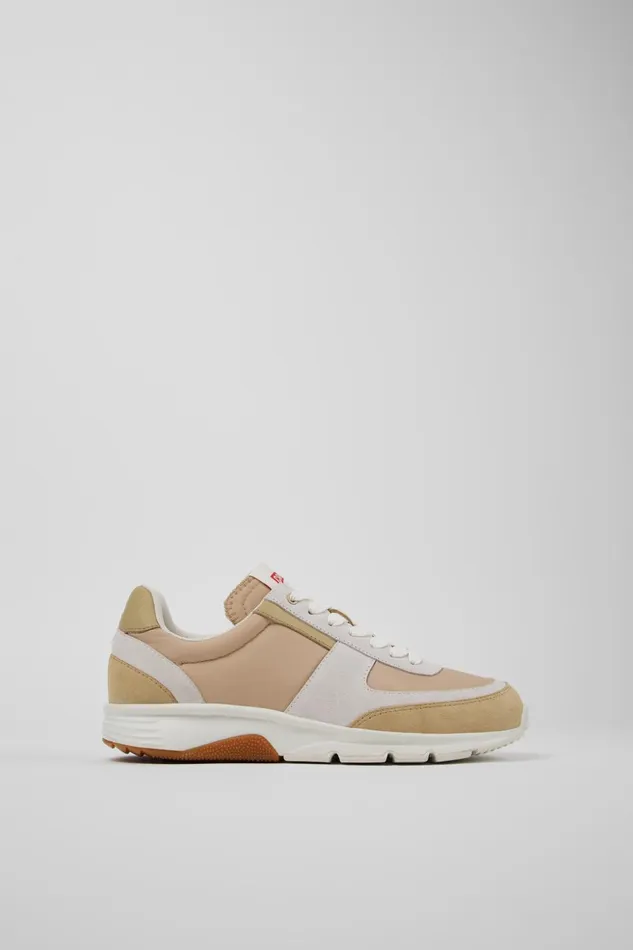 Women Drift Beige White And Brown Sneakers Camper Sneakers Women Drift Beige White And Brown Sneakers Camper Sneakers