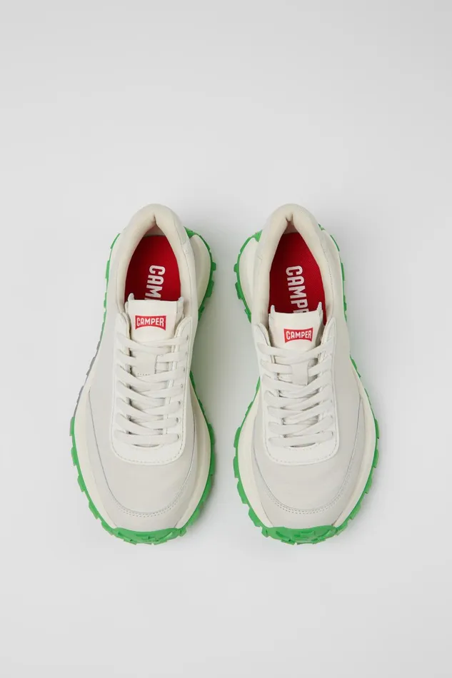Women Drift Trail VIBRAM White LeatherTextile Sneaker Camper Sneakers Women Drift Trail VIBRAM White LeatherTextile Sneaker Camper Sneakers
