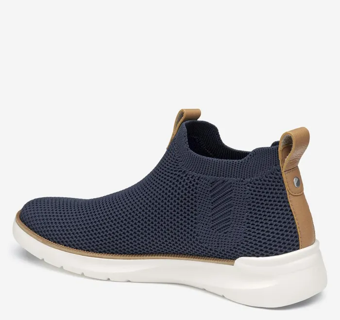 Women Emery Knit Chelsea Boot Navy Knit JohnstonandMurphy Boots and Booties Women Emery Knit Chelsea Boot Navy Knit JohnstonandMurphy Boots and Booties
