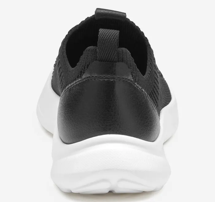Women Escape Knit LaceUp Black Knit JohnstonandMurphy Sneakers Women Escape Knit LaceUp Black Knit JohnstonandMurphy Sneakers