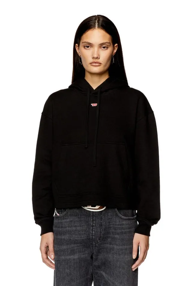 Women FJaralHoodD Black Diesel Sweaters Women FJaralHoodD Black Diesel Sweaters