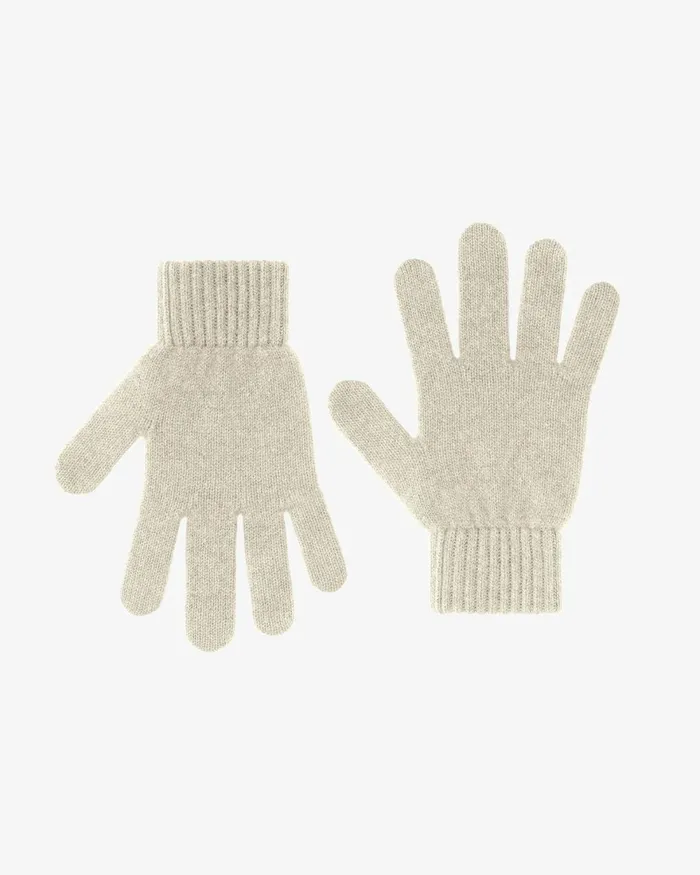 Women Gloves Colorful Standard Merino Wool Gloves Ivory White