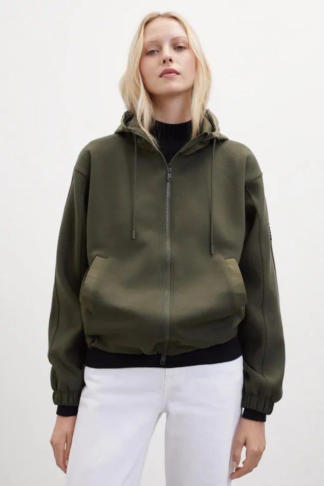 Women Green Kamet Sweatshirt Ecoalf Sweatshirts