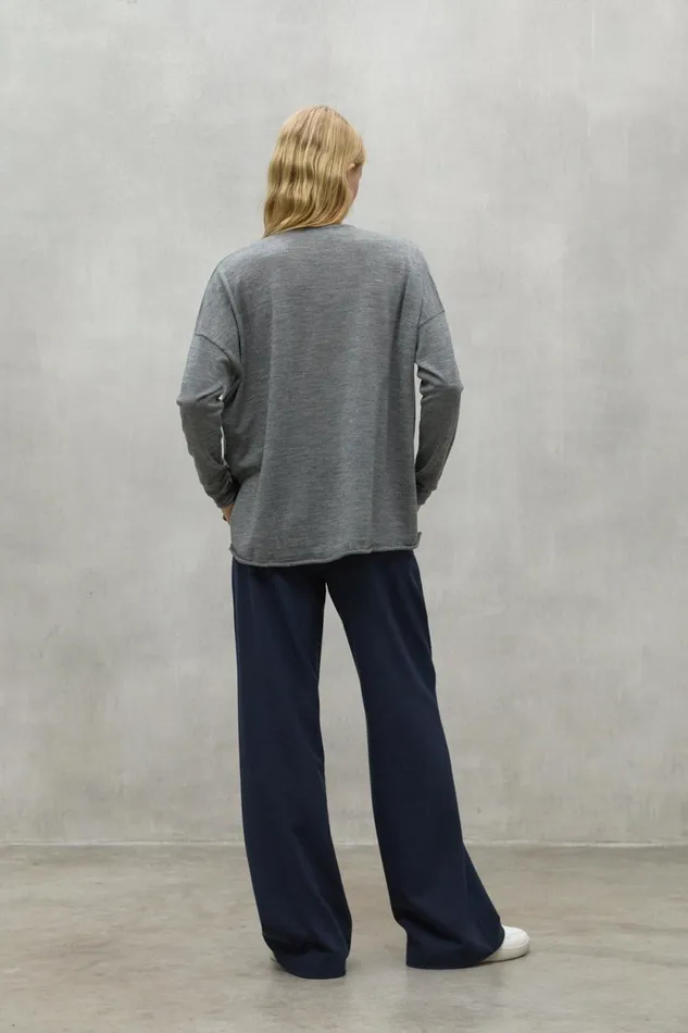Women Grey Anturio Sweater Ecoalf Knitwear