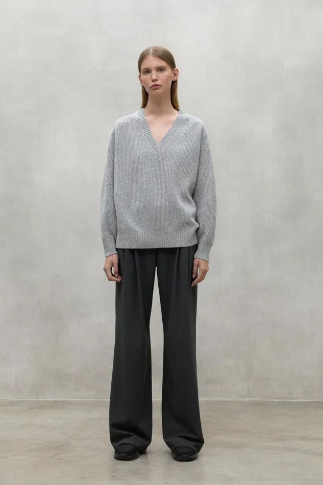 Women Grey Azalea Sweater Ecoalf Knitwear