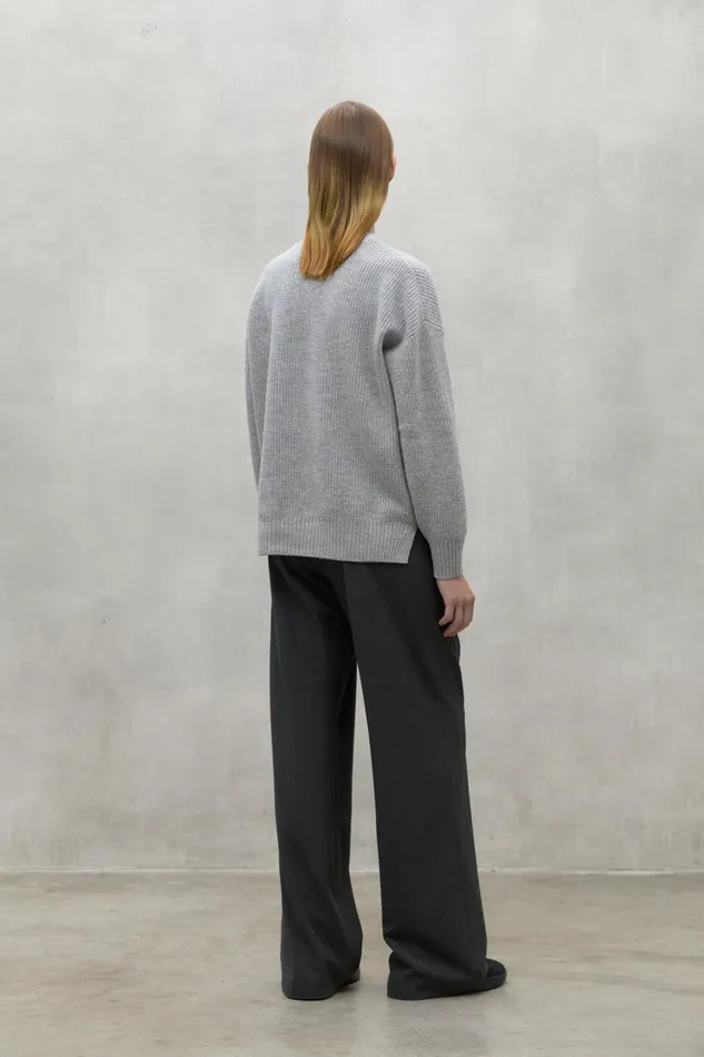 Women Grey Azalea Sweater Ecoalf Knitwear