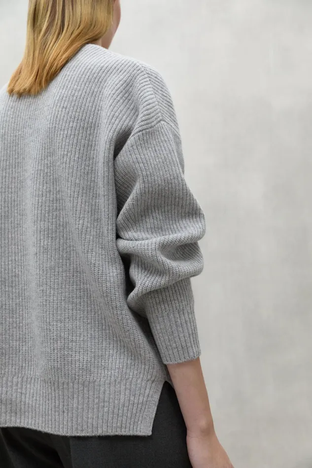 Women Grey Azalea Sweater Ecoalf Knitwear
