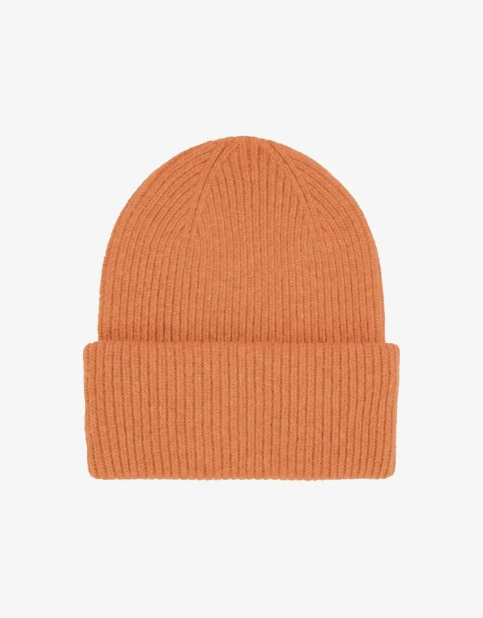 Women Hats Colorful Standard Merino Wool Hat Sandstone Orange