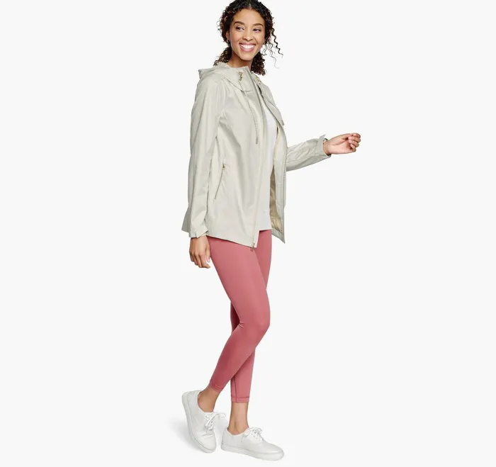 Women Hooded Anorak Neutral Multi JohnstonandMurphy Coats Jackets and Vests Women Hooded Anorak Neutral Multi JohnstonandMurphy Coats Jackets and Vests