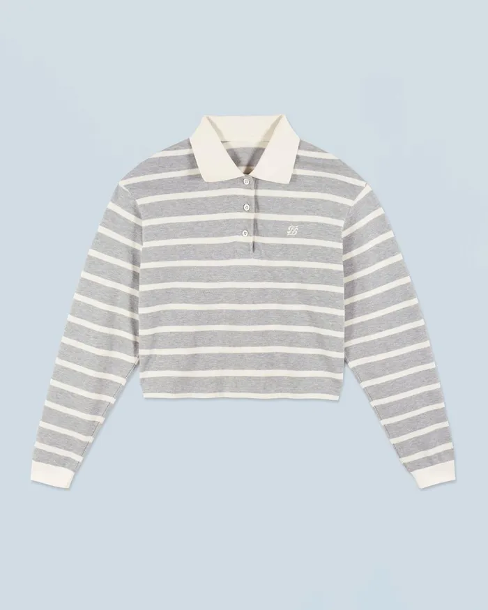 Women Hoodies From Future Polo Sweatshirt Ff Light Heather Gray