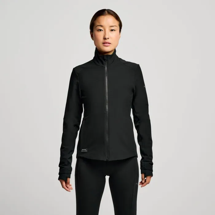 Women Hurricane Soft Shell Jacket Black Saucony Jackets