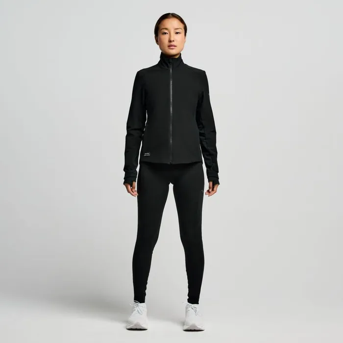 Women Hurricane Soft Shell Jacket Black Saucony Jackets