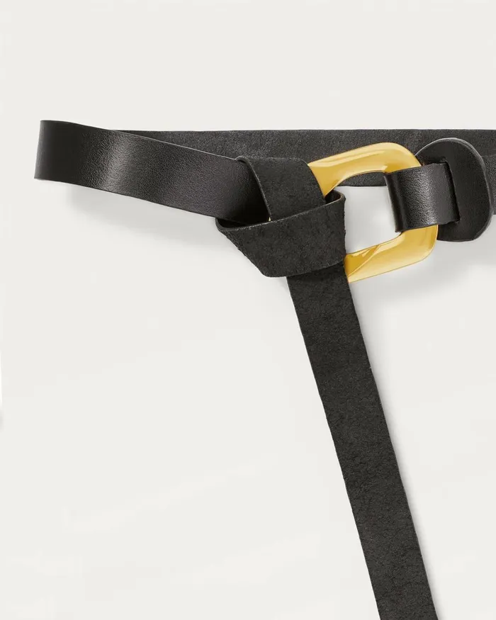 Women Ines Leather Tie Belt Black Ramy Brook Belts Women Ines Leather Tie Belt Black Ramy Brook Belts
