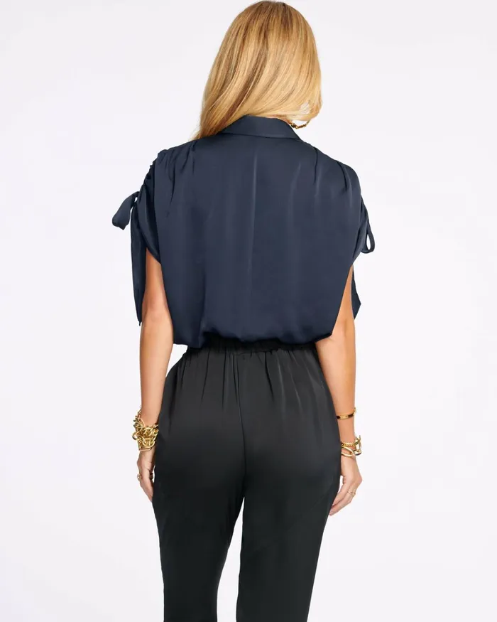 Women Jacinta Button Down Top Navy Ramy Brook Tops Women Jacinta Button Down Top Navy Ramy Brook Tops
