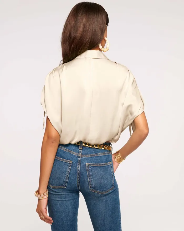 Women Jacinta Button Down Top Navy Ramy Brook Tops Women Jacinta Button Down Top Navy Ramy Brook Tops