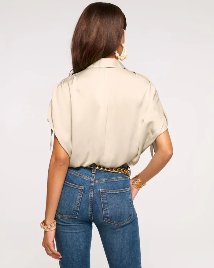 Women Jacinta Button Down Top Navy Ramy Brook Tops Women Jacinta Button Down Top Navy Ramy Brook Tops