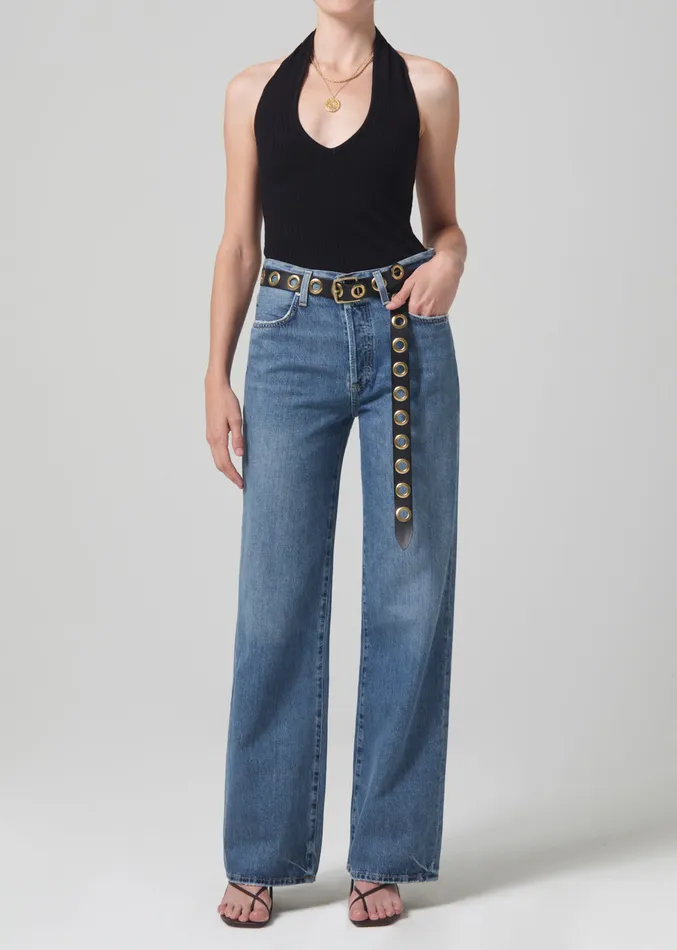 Women Jeans Citizens Of Humanity Annina High Rise Wide Leg 30034 In Starsign