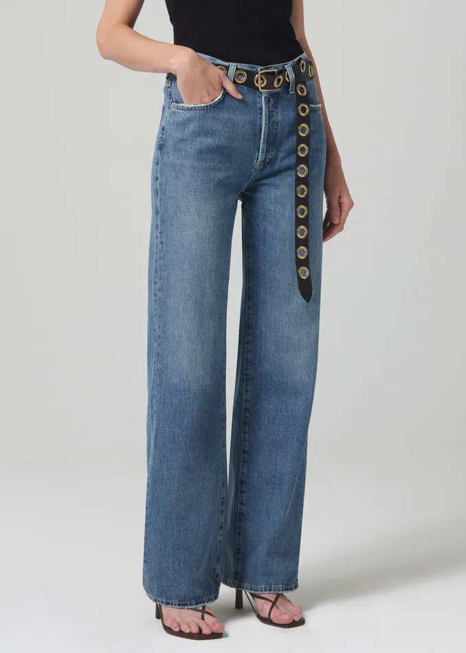 Women Jeans Citizens Of Humanity Annina High Rise Wide Leg 30034 In Starsign