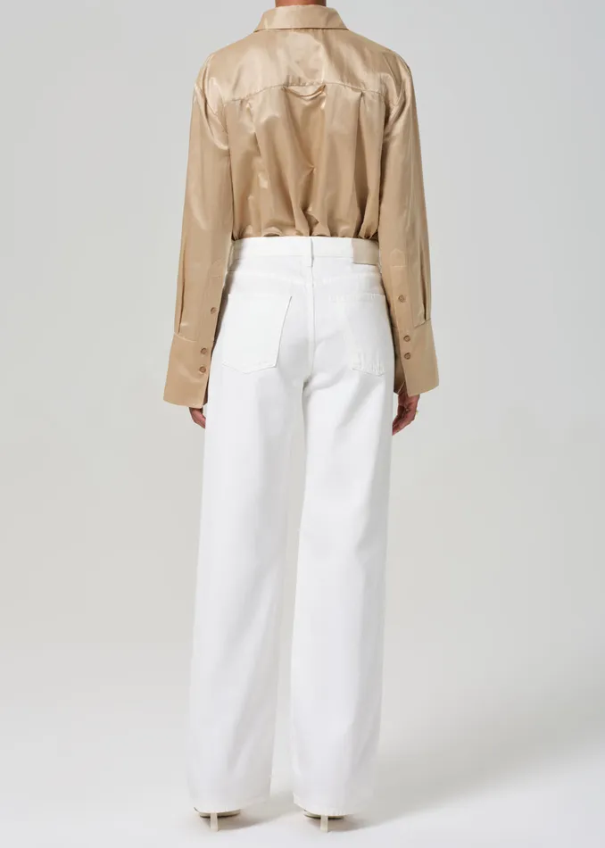 Women Jeans Citizens Of Humanity Annina High Rise Wide Leg 33034 In Soft White