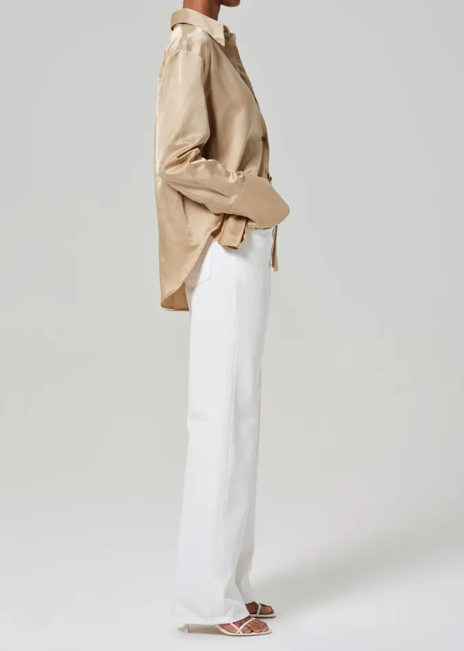 Women Jeans Citizens Of Humanity Annina High Rise Wide Leg 33034 In Soft White