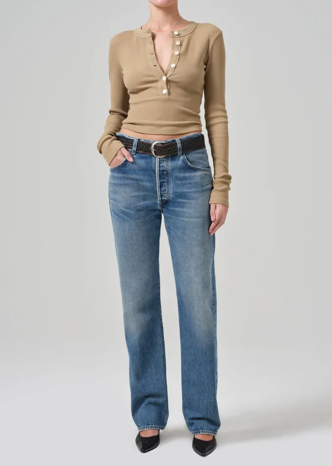Women Jeans Citizens Of Humanity Baretta Relaxed Straight In Babylonia