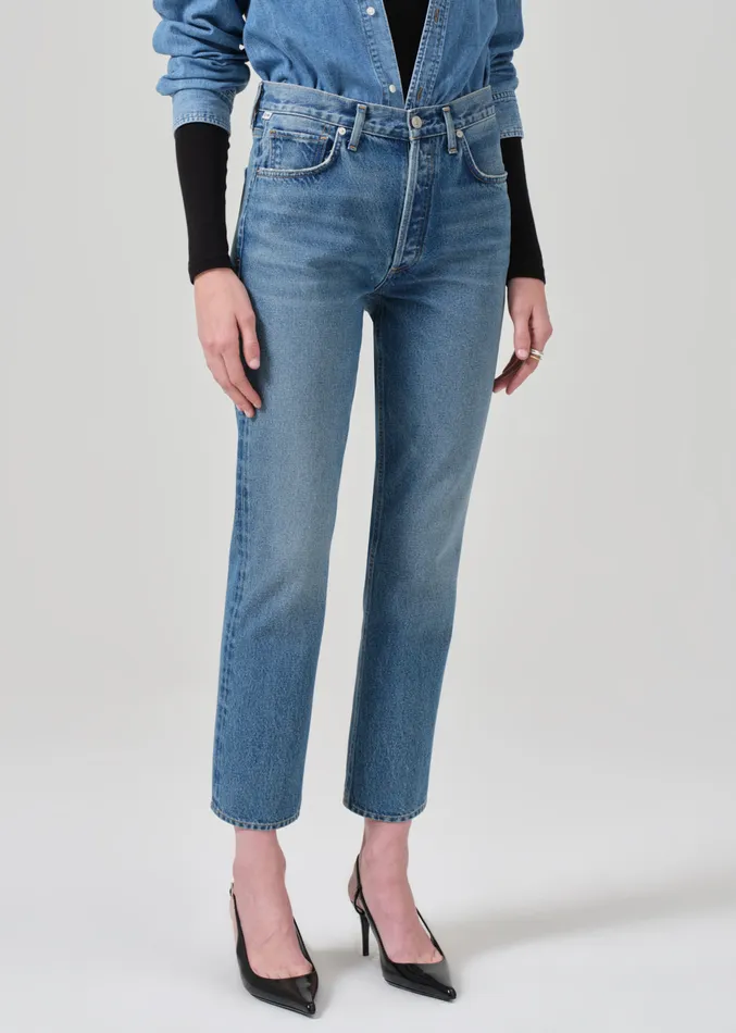 Women Jeans Citizens Of Humanity Charlotte High Rise Straight In Magnolia
