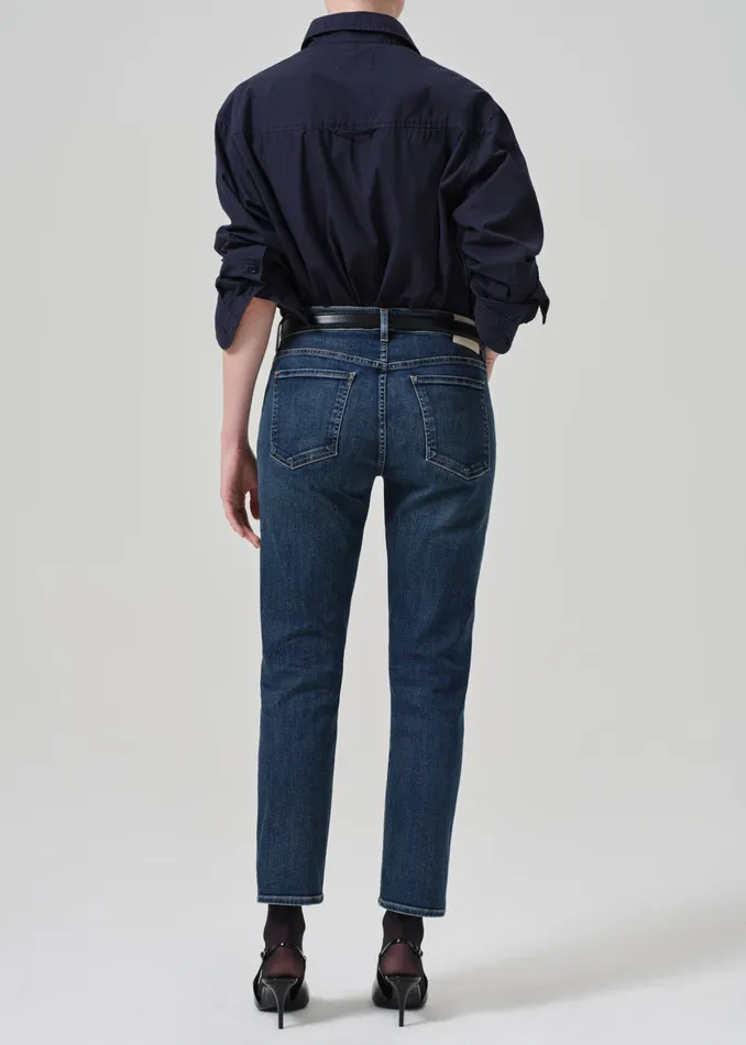 Women Jeans Citizens Of Humanity Emerson Mid Rise Relaxed 27034 In Blue Ridge