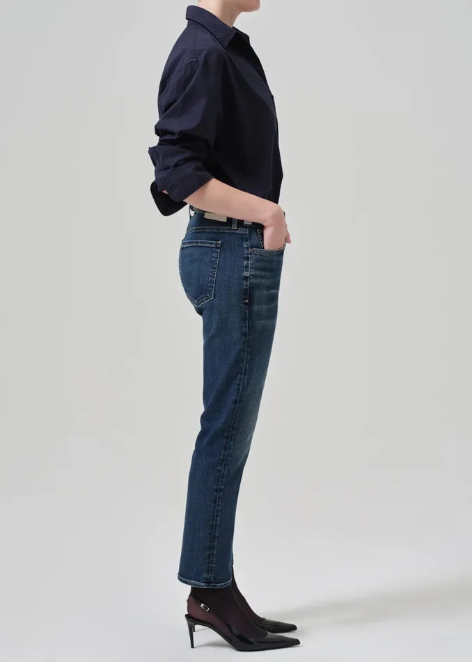 Women Jeans Citizens Of Humanity Emerson Mid Rise Relaxed 27034 In Blue Ridge
