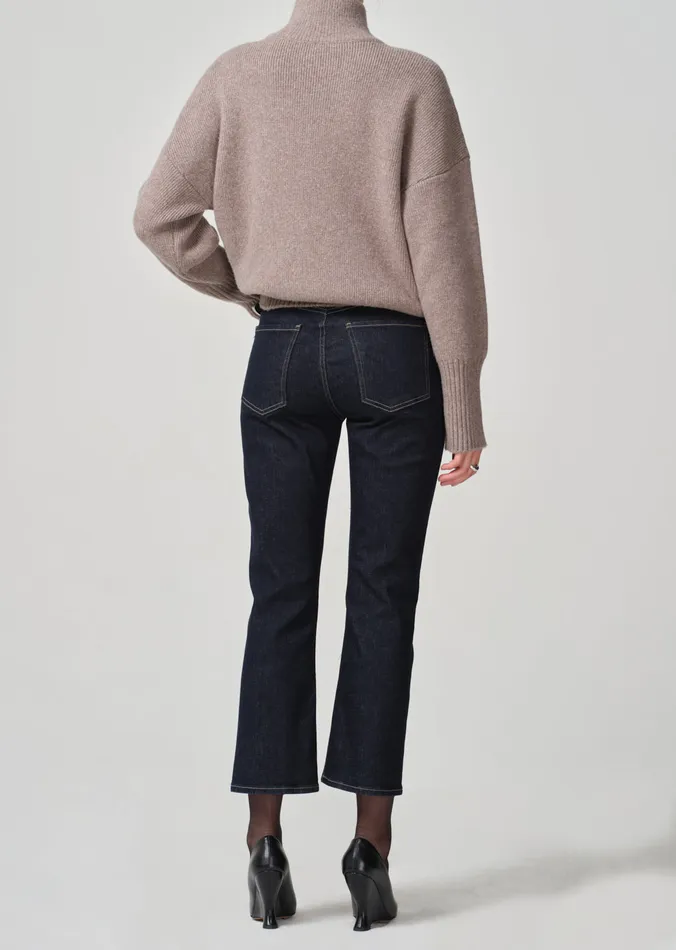 Women Jeans Citizens Of Humanity Isola Mid Rise Cropped Boot In Solace
