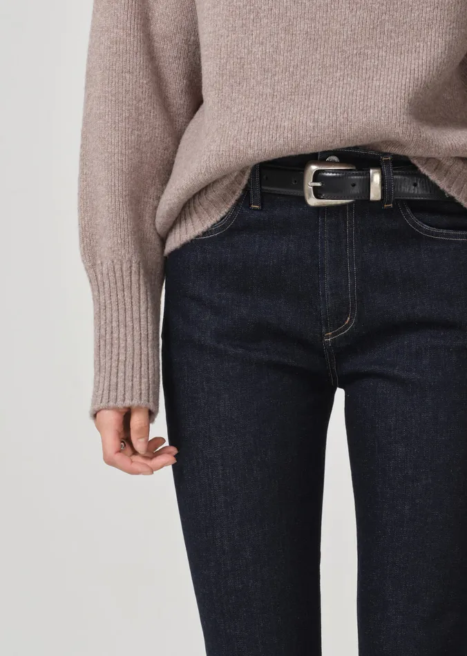 Women Jeans Citizens Of Humanity Isola Mid Rise Cropped Boot In Solace