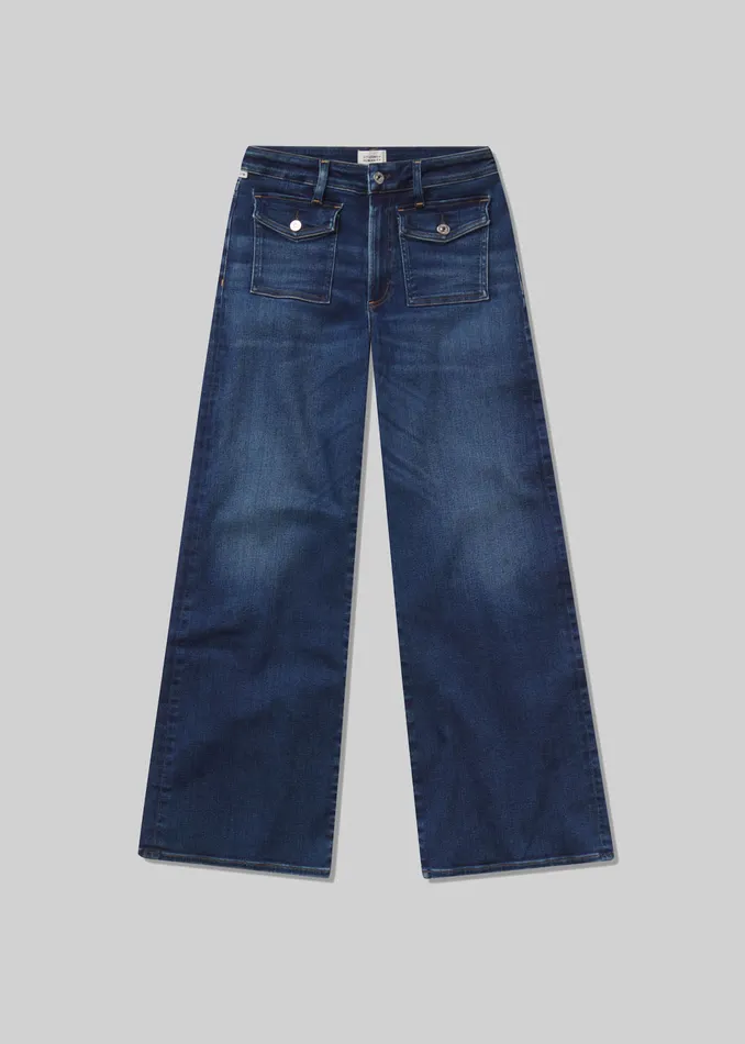 Women Jeans Citizens Of Humanity Raven Patch Pocket Wide Leg In Regency
