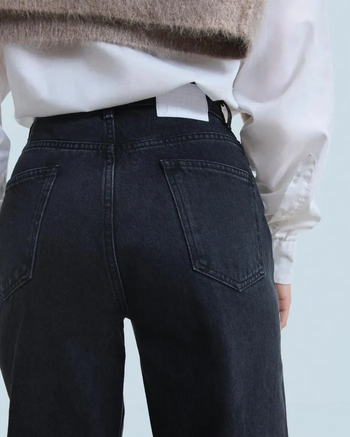Women Jeans From Future Large Straight Leg Jamie Jeans Black