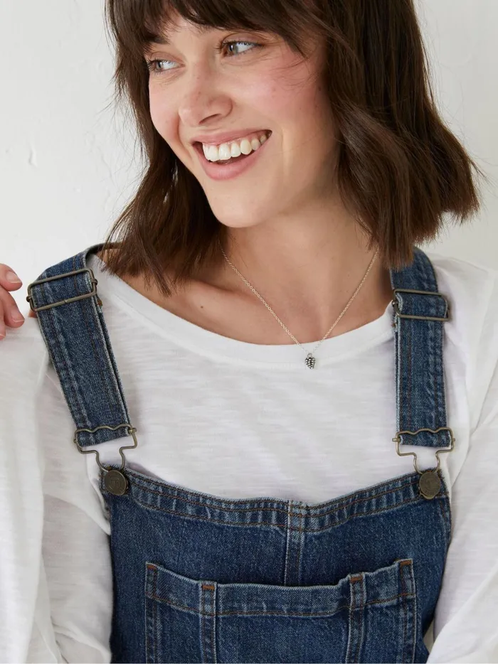 Women Jumpsuits and Playsuits Fat Face Blue Banbury Dungarees