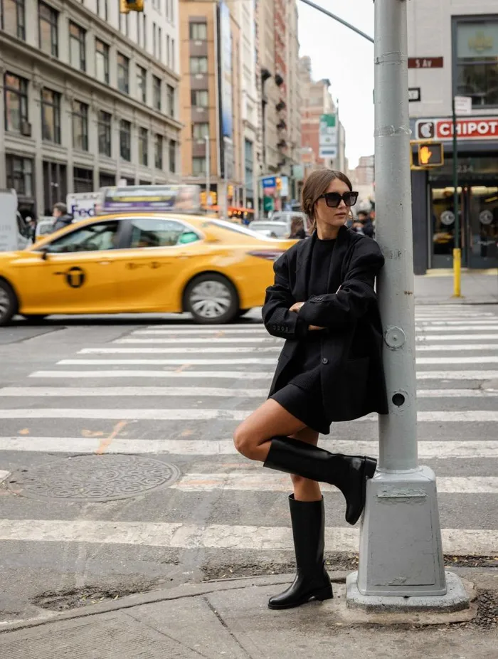 Women Knee High Boots Bobbies Harvey Intense Black