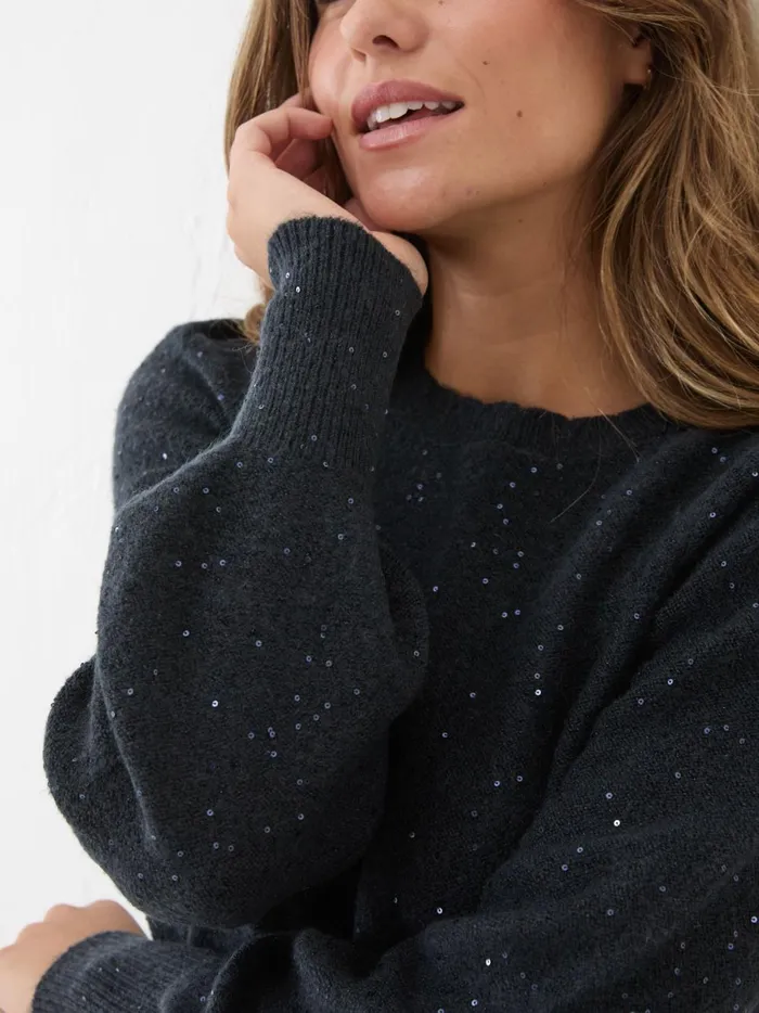 Women Knitwear Fat Face Dark Navy Eden Knit Dress Women Knitwear Fat Face Dark Navy Eden Knit Dress