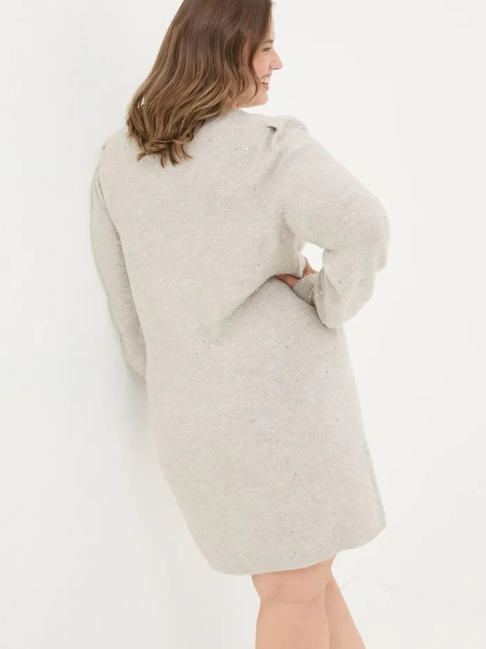Women Knitwear Fat Face Light Natural Eden Knit Dress Women Knitwear Fat Face Light Natural Eden Knit Dress
