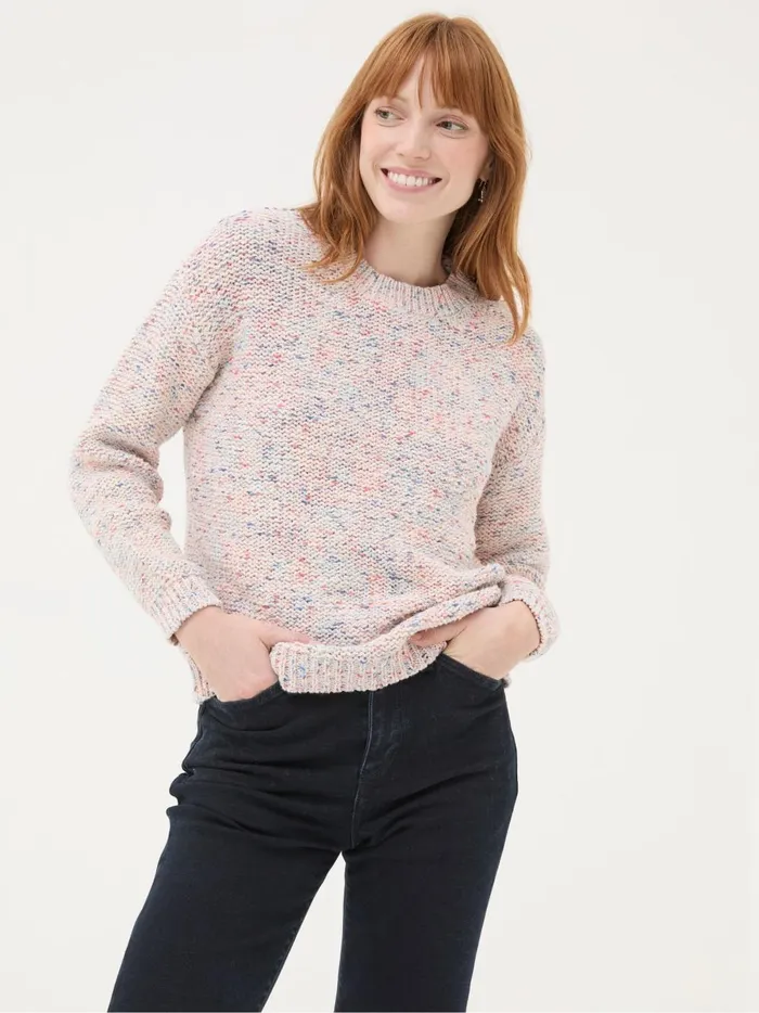 Women Knitwear Fat Face Multi Marley Knitted Jumper