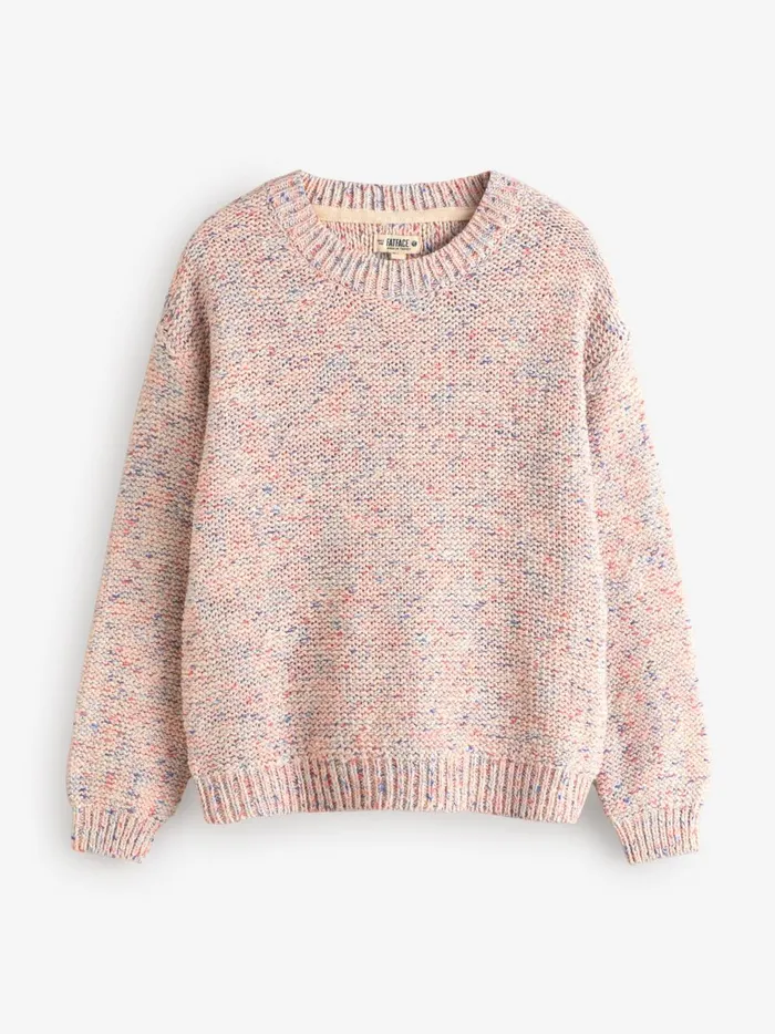 Women Knitwear Fat Face Multi Marley Knitted Jumper