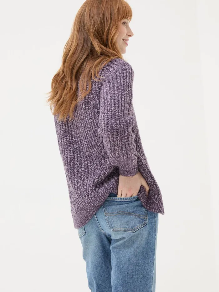 Women Knitwear Fat Face Purple Alicia Cardigan Women Knitwear Fat Face Purple Alicia Cardigan