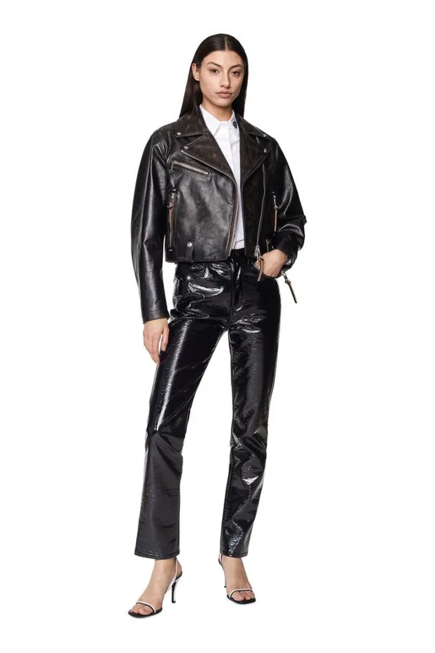 Women LEdmeaCl Black Diesel Outerwear And Jackets