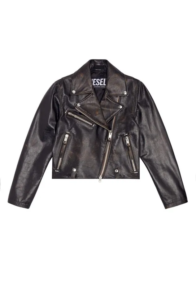 Women LEdmeaCl Black Diesel Outerwear And Jackets Women LEdmeaCl Black Diesel Outerwear And Jackets