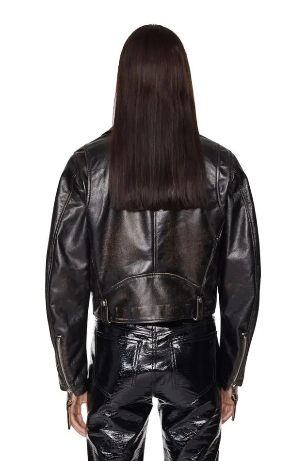 Women LEdmeaCl Black Diesel Outerwear And Jackets Women LEdmeaCl Black Diesel Outerwear And Jackets