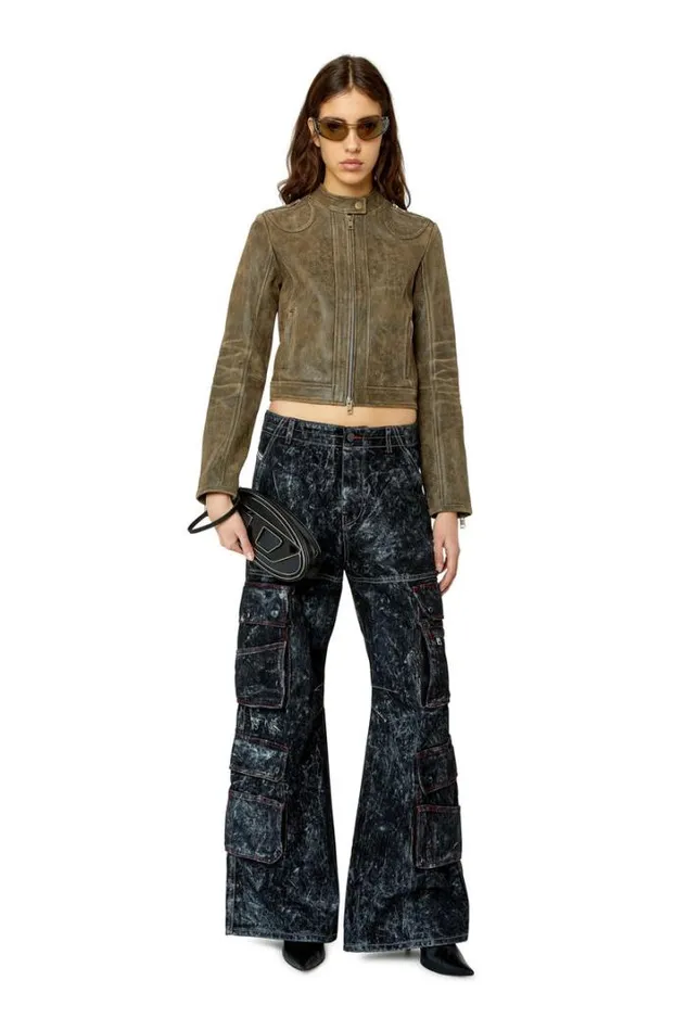 Women LTafelia Black Diesel Outerwear And Jackets