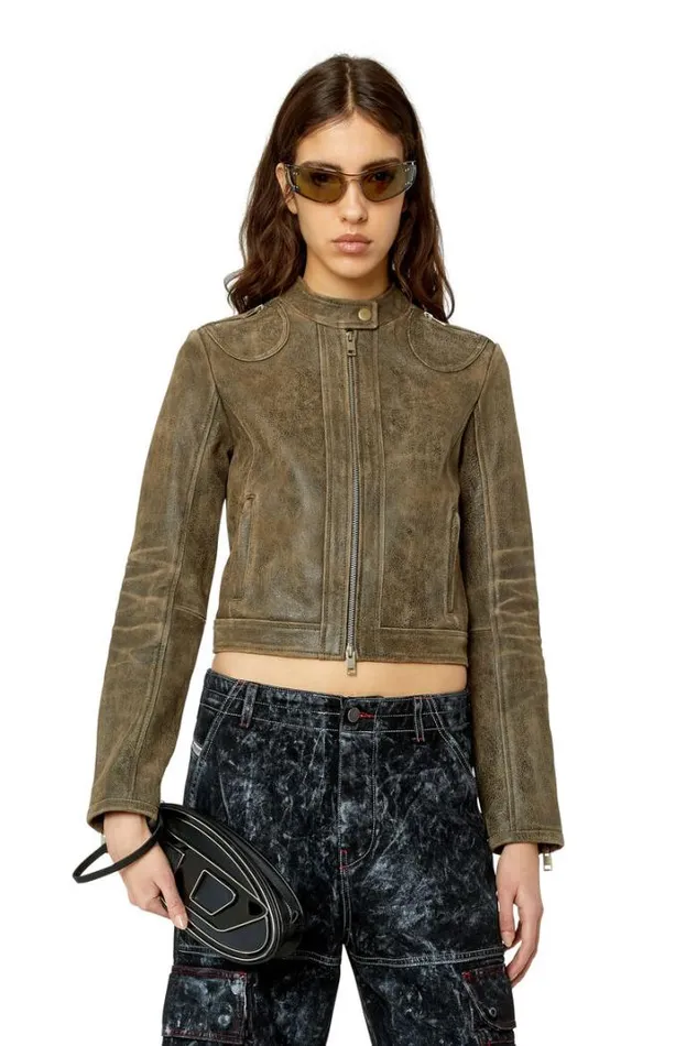 Women LTafelia Black Diesel Outerwear And Jackets Women LTafelia Black Diesel Outerwear And Jackets