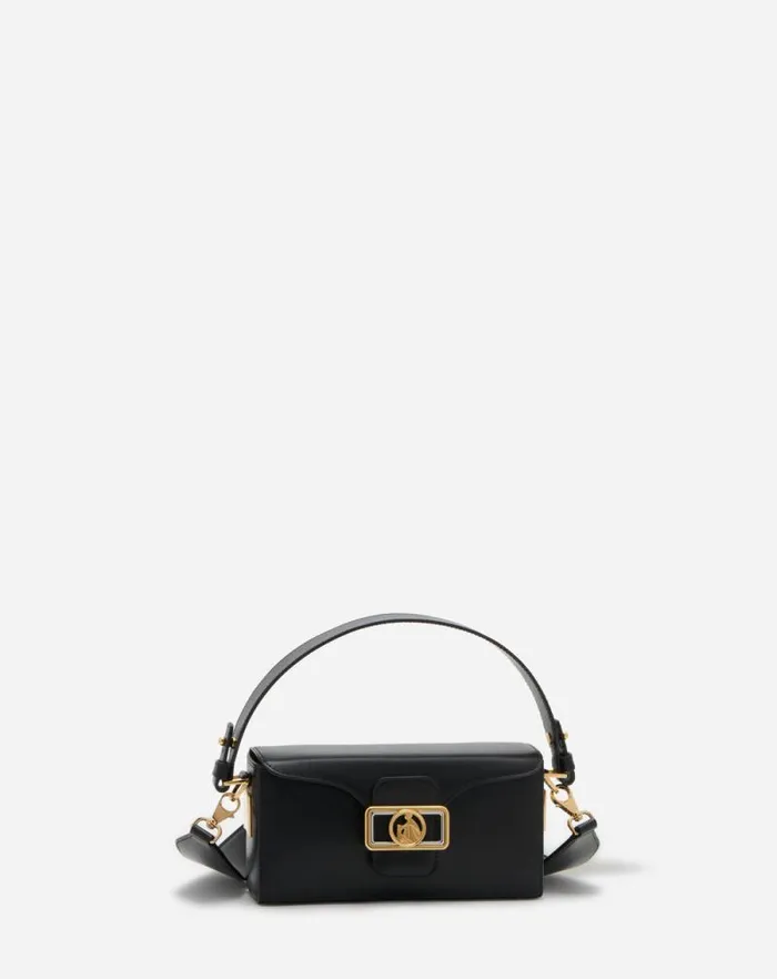 Women Lanvin Crossbody Bags and Shoulder Bags Nano Pencil Shiny Leather Bag Black Women Lanvin Crossbody Bags and Shoulder Bags Nano Pencil Shiny Leather Bag Black