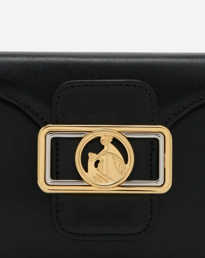 Women Lanvin Crossbody Bags and Shoulder Bags Nano Pencil Shiny Leather Bag Black Women Lanvin Crossbody Bags and Shoulder Bags Nano Pencil Shiny Leather Bag Black