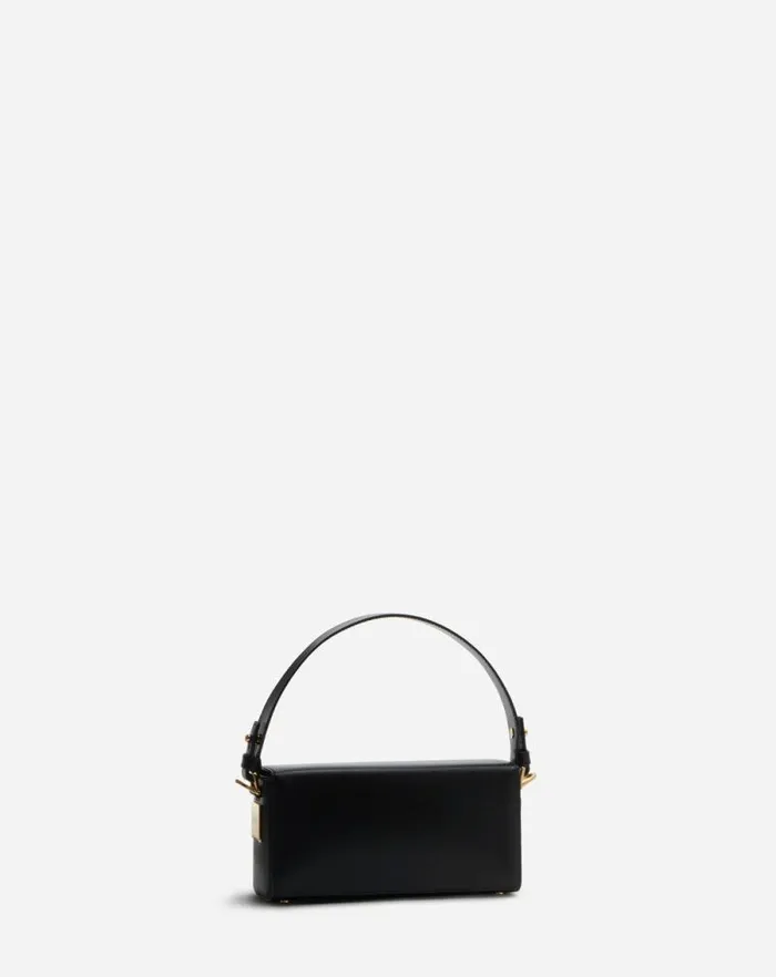 Women Lanvin Crossbody Bags and Shoulder Bags Nano Pencil Shiny Leather Bag Black Women Lanvin Crossbody Bags and Shoulder Bags Nano Pencil Shiny Leather Bag Black